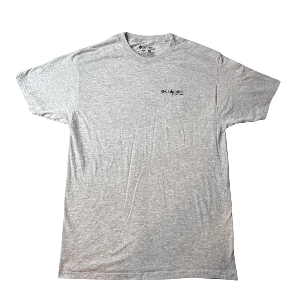 Columbia T-Shirt Mens L Gray PFG Jeep Surfboard Graphic Outdoor Short Sleeve Tee - Picture 2 of 8